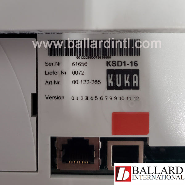 KUKA 00-122-285 KSD1-16 Servo Amp Module Drive